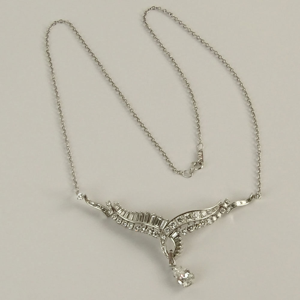 Vintage Diamond and Platinum Necklace