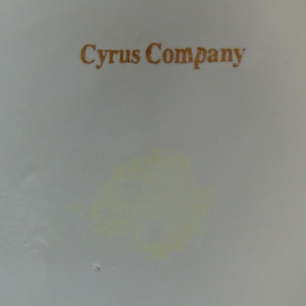 Mid Century Style Cyrus Company "Tierra Rose"  Three Piece Tea Set. 