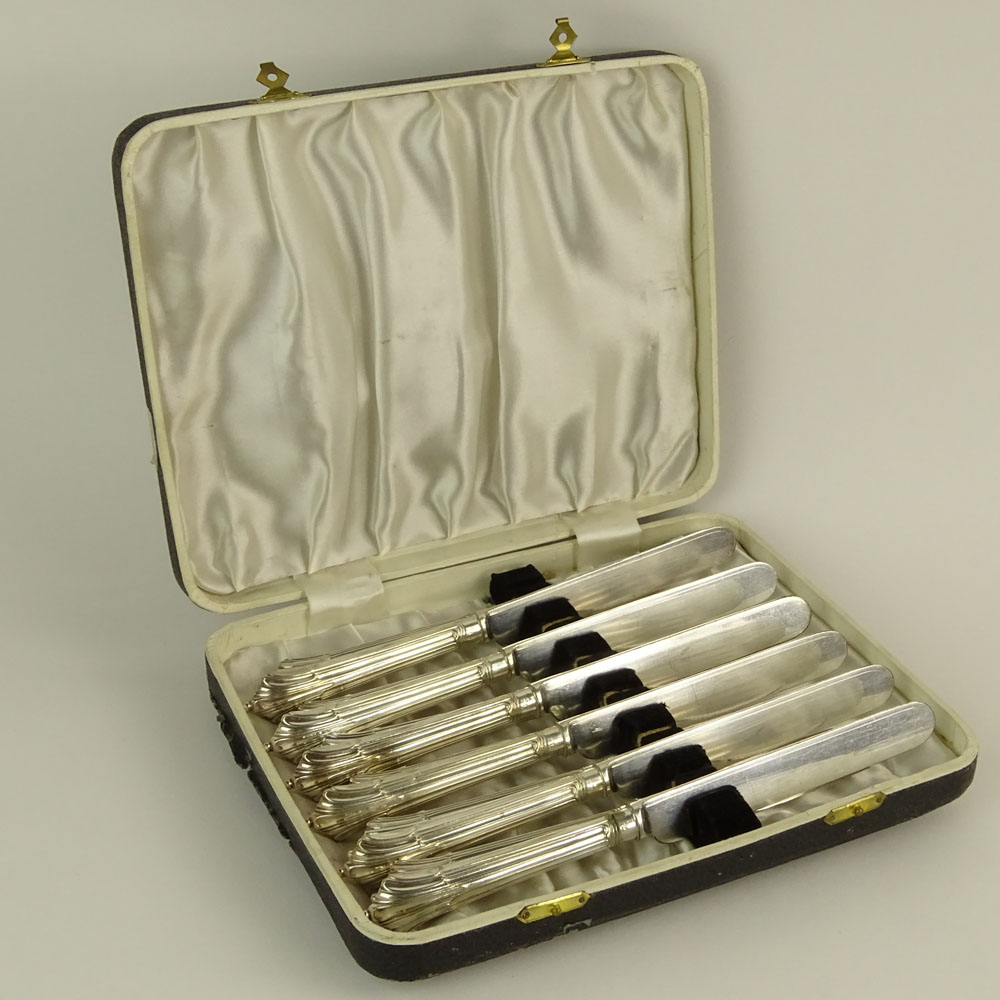 Two (2) Boxed Sets of Vintage Silverplate Utensils.