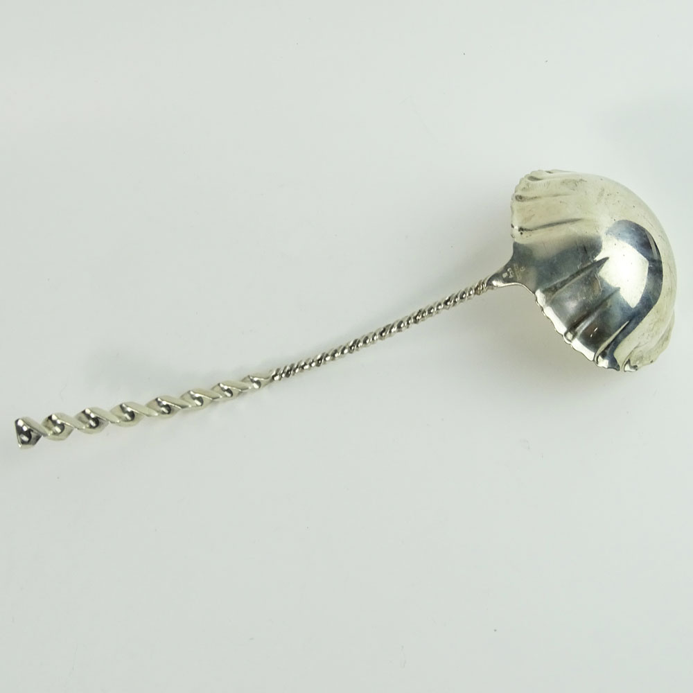 Vintage Whiting Sterling Square Twist Punch Ladle.