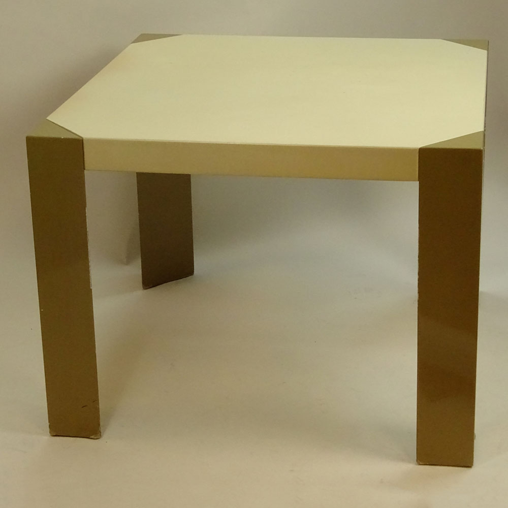 Paul Evans Lacquered Table.