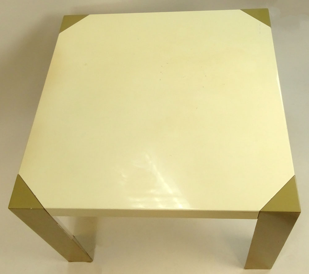 Paul Evans Lacquered Table.