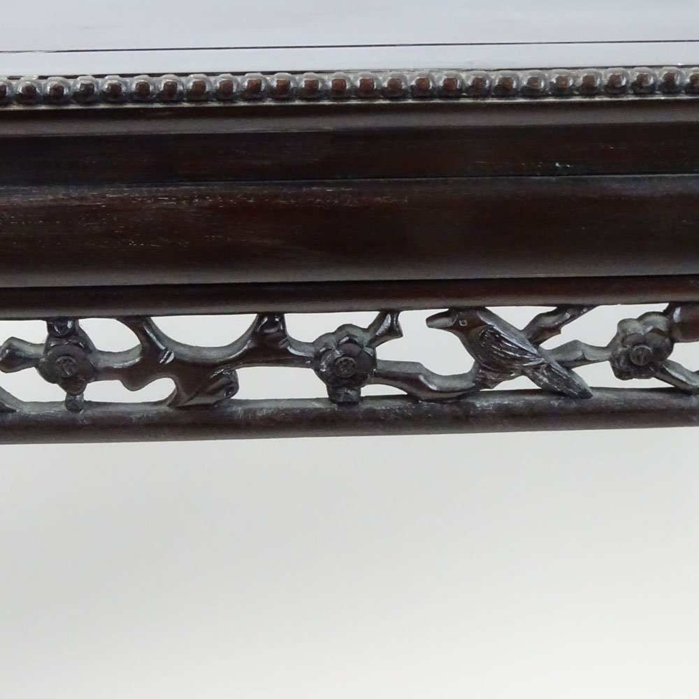 Vintage Chinese Carved Hardwood Console.