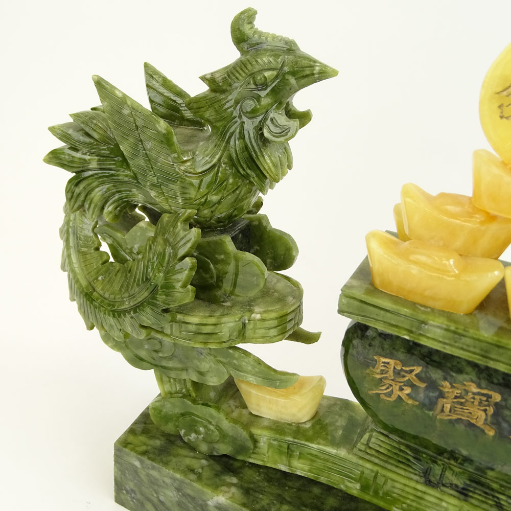 Modern Chinese Jade Sculpture.