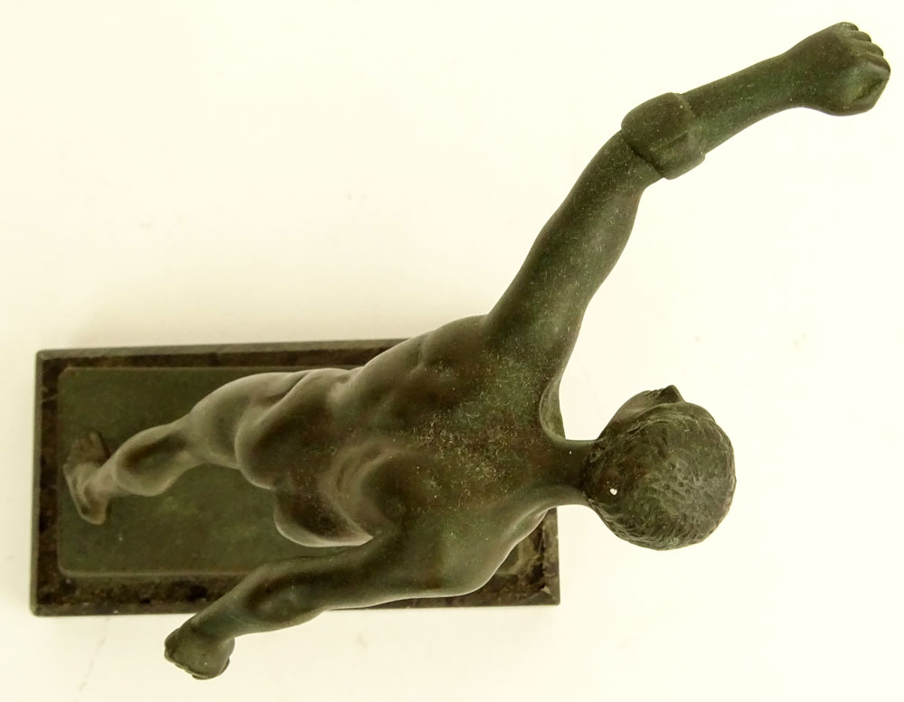 Vintage Bronze "Borghese Gladiator" After The Antique. 