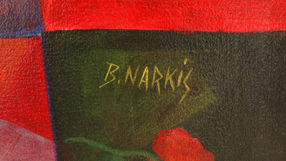 Benny Narkis (born 1946) Oil on Canvas.