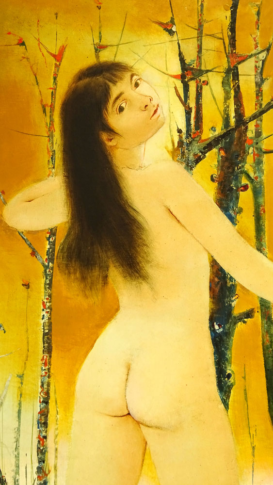 Pierre Lavarenne, French (1928) Oil on Canvas, Nude. 