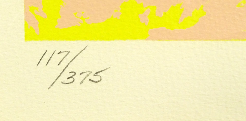 LeRoy Neiman, American (1921-2012) Color Serigraph, Diamond Head.