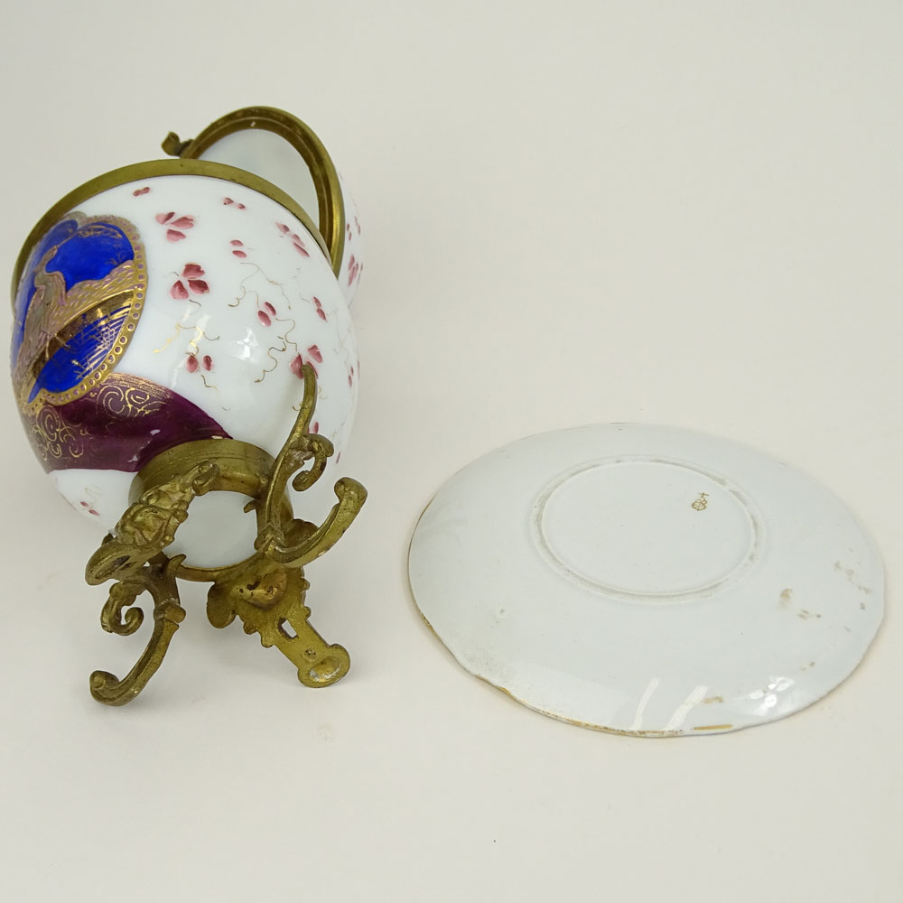 Two Porcelain Chinese Motif Porcelain Items.