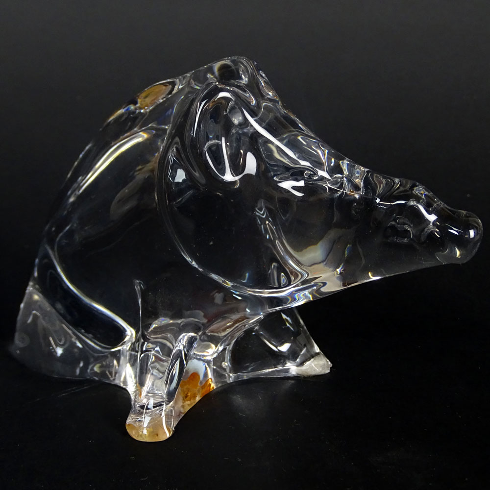 Baccarat Crystal Figurine "Zodiac Wild Boar" 