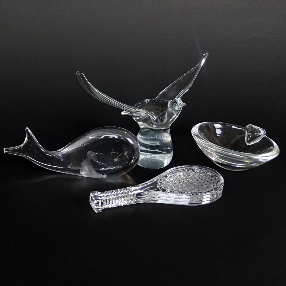 Lot of Four (4) Art Glass Figurines.
