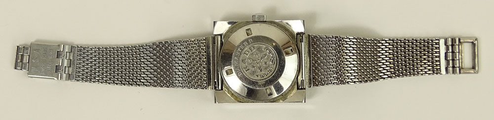 Lady's Rado Diamaster Stainless Steel Bracelet Watch with Quartz Movement.
