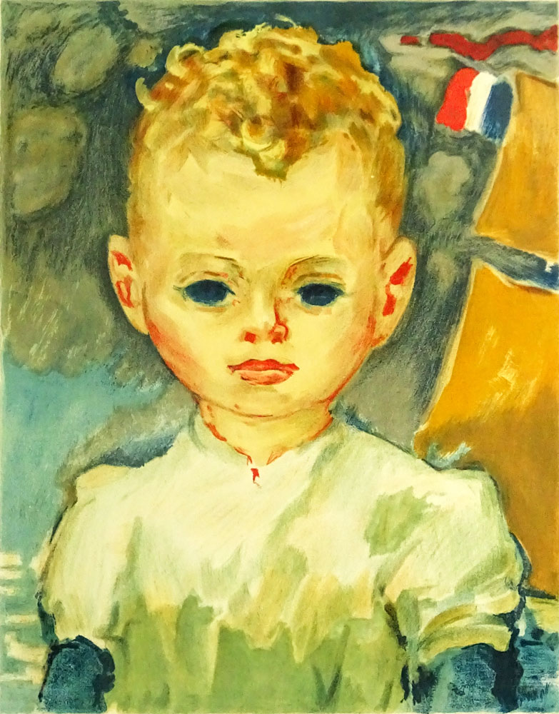 Kees van Dongen, Dutch (1877-1968) Color Lithograph "Jean-Marie dans le port"
