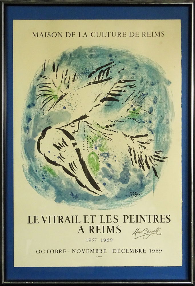 Marc Chagall, French/Russian (1887-1985) Poster "MAISON DE LA CULTURE DE REIMS" 