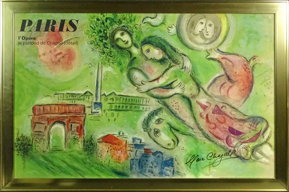 Marc Chagall, French/Russian (1887-1985) Poster "Paris Opera" 