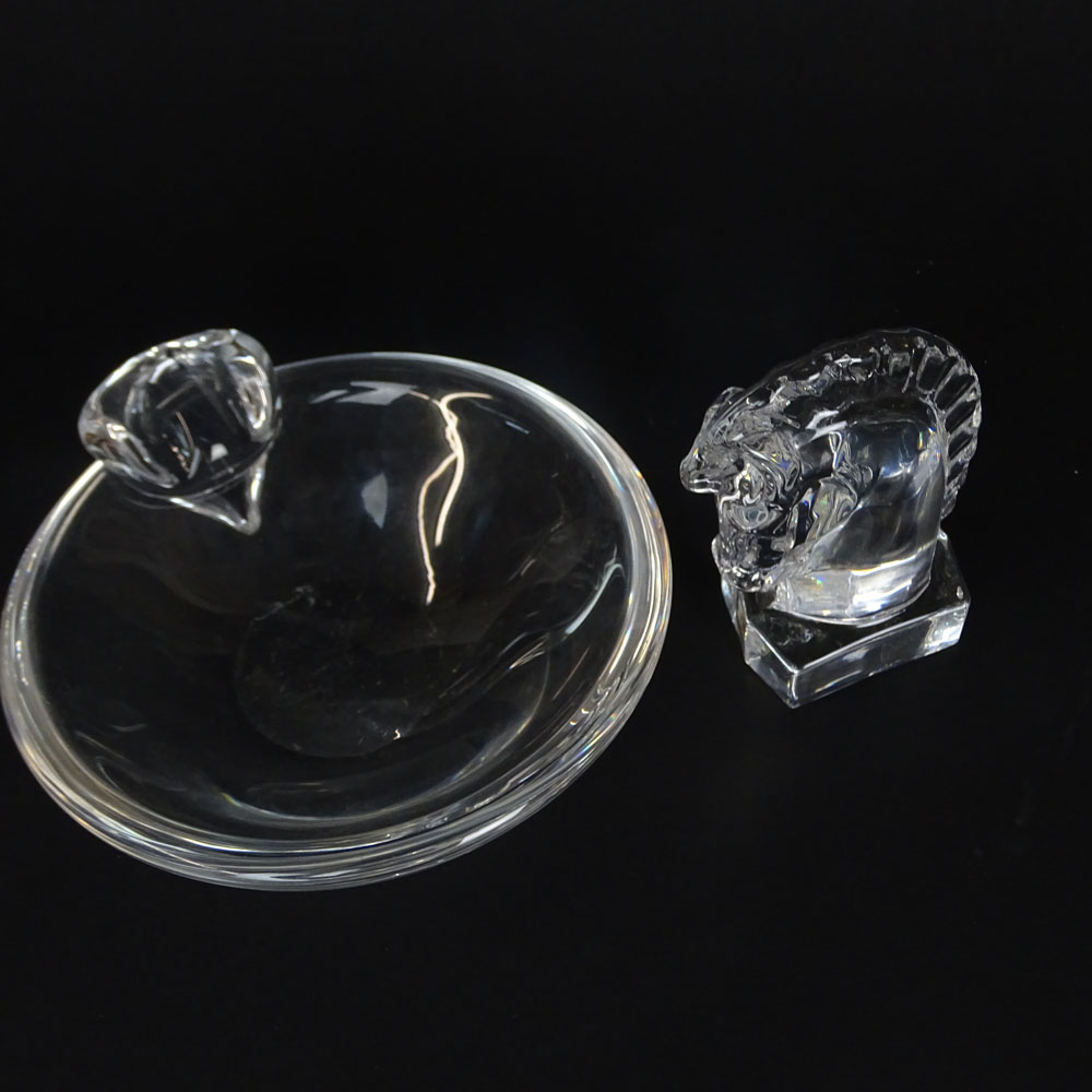 Two Pieces Steuben Art Glass