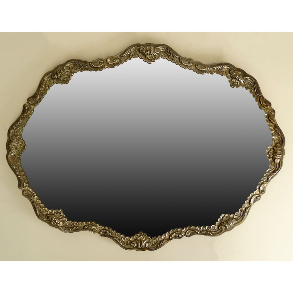 Antique Sterling Silver Mirrored Perfume Tray.