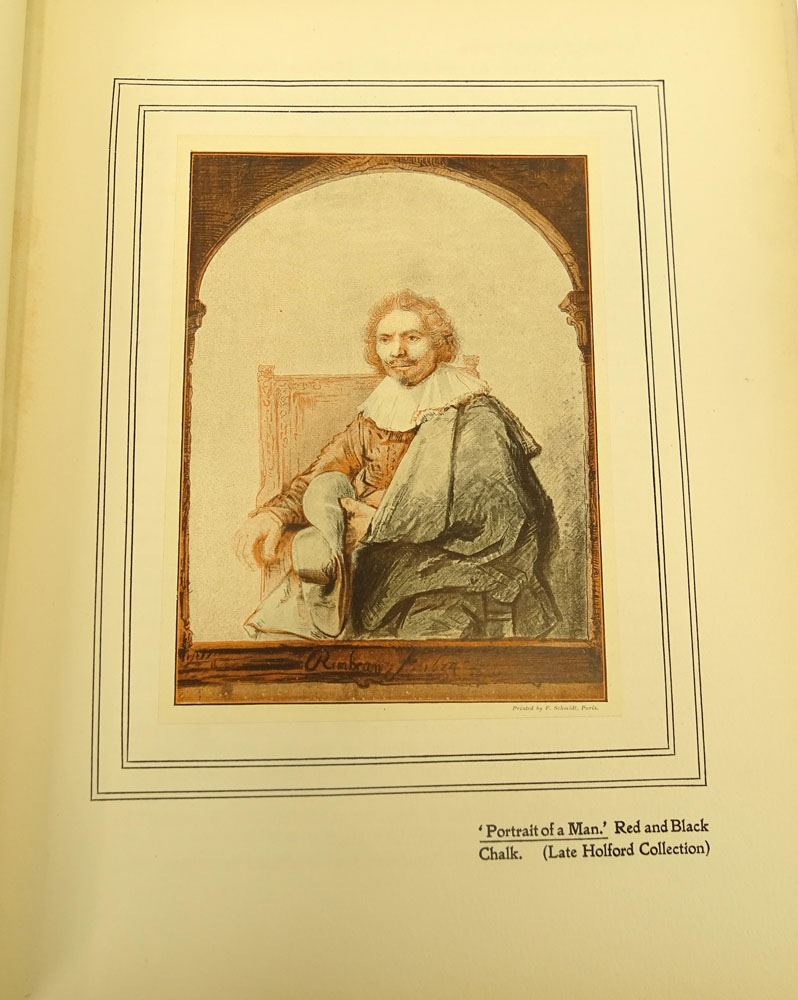 Early 20th Century Hardcover book "Rembrandt Harmensz Van Rijn, A Memorial Of His Tercentenary MDCVI - MCMVI, With 70 Plates" 