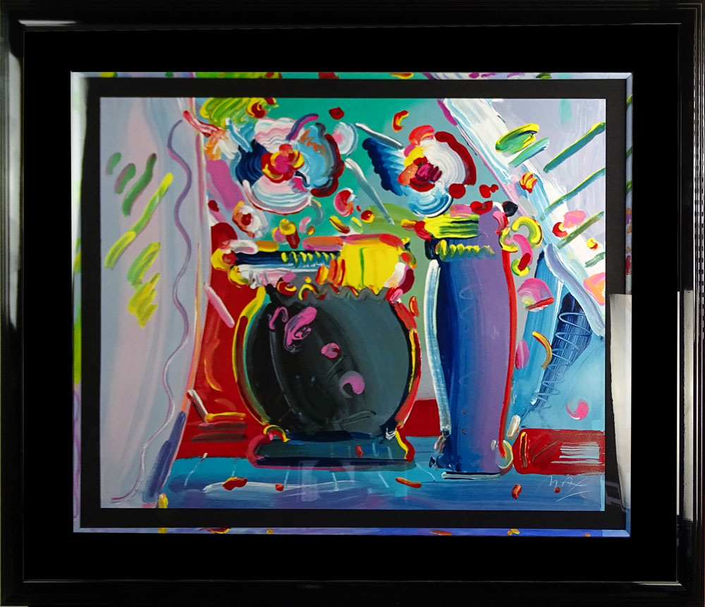 Peter Max, American/German (b. 1937) Color lithograph "Still Life" 