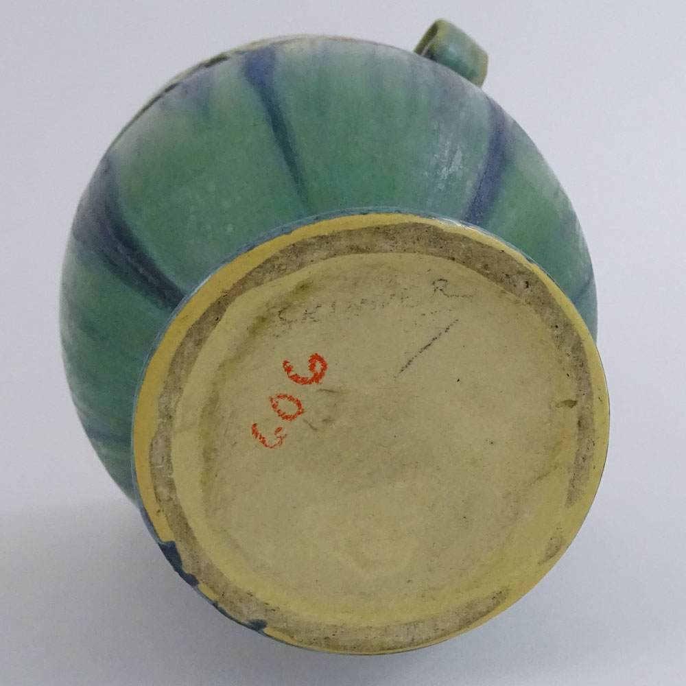 Roseville Green Baneda Pottery Vase