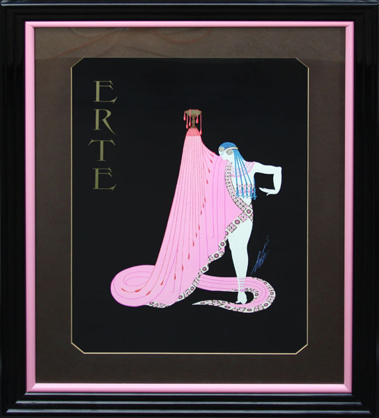 after: Erte, French (1892-1990) Serigraph, "Salome's Slave"