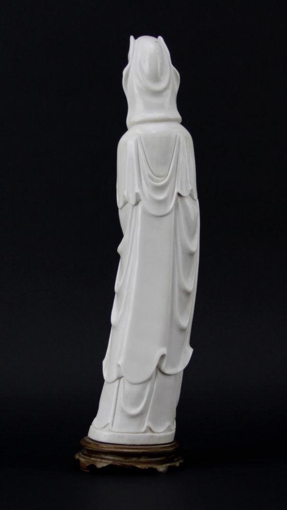 Antique Chinese Carved Ivory Guanyin Figurine
