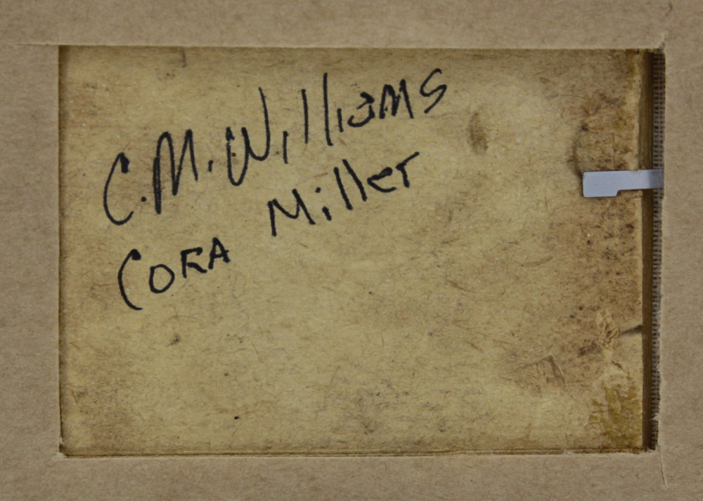 Cora Miller Williams, American (20th Century) Oil on board. "Covered Bridge"