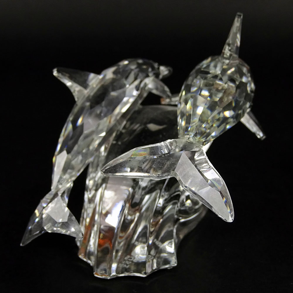 Swarovski Crystal the Dolphins "Lead me" Mother & Child Annual Edition