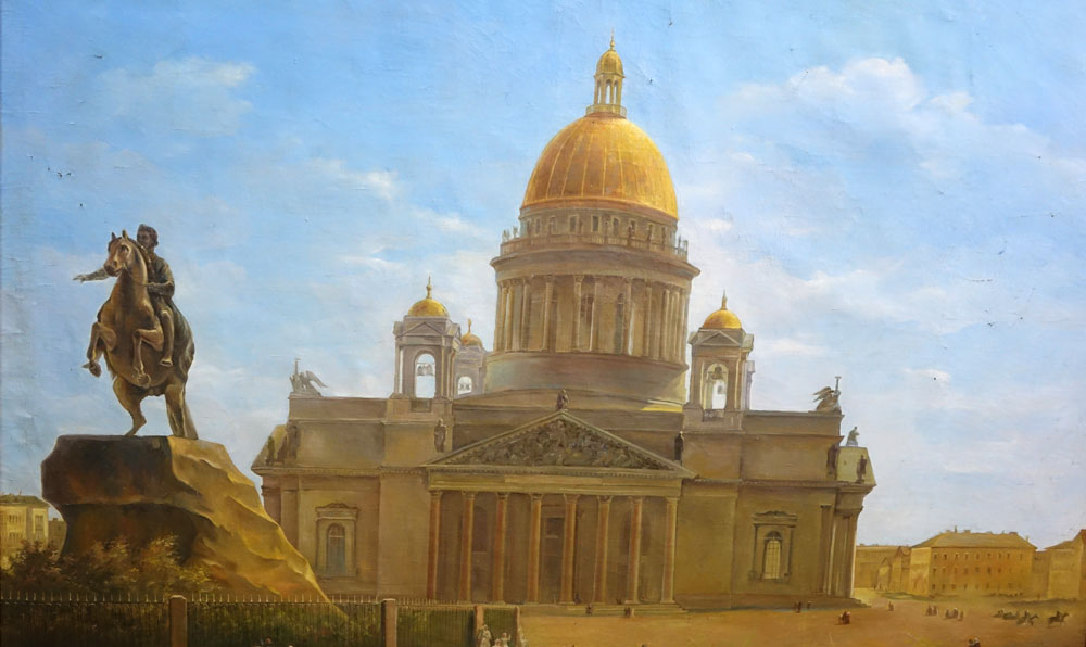 After: Maksim Nikiforovich Vorobiev, Russian (1787-1855) Oil on Canvas