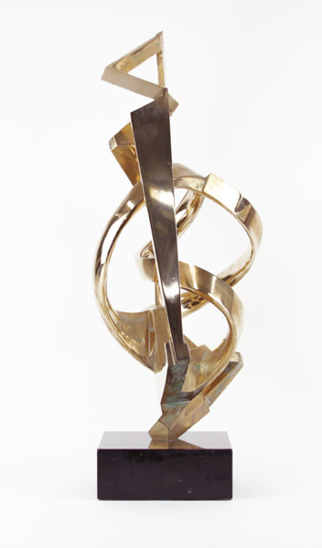 Antonio Grediaga Kieff, Canadian/Spanish (1936) Polished bronze on marble base