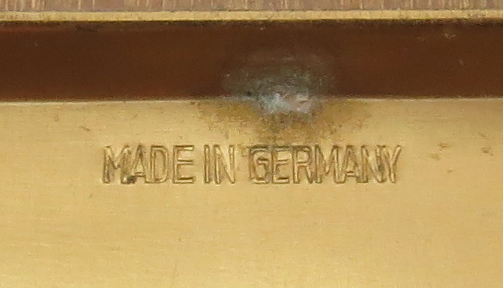 Vintage German Gilt Bronze Singing Bird Box Automaton