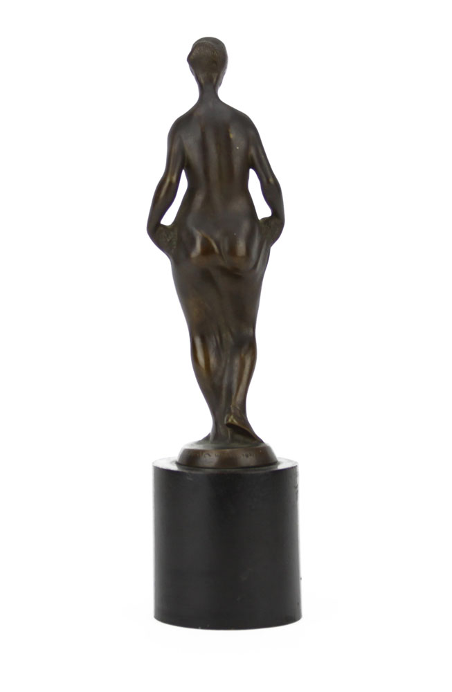 Karl Fiala, Austrian (1885 - ) Art Deco Bronze Figurine "Nude"