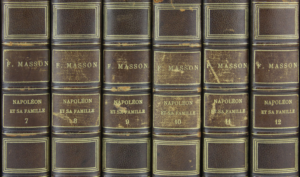 Frederic Masson Group of Works on Napoleon. Paris: Ollendorf, n.d. Twenty volumes