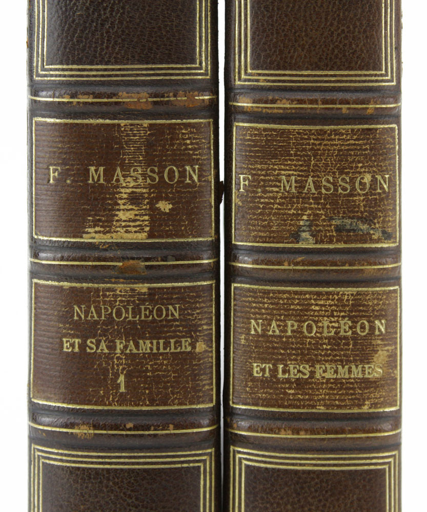 Frederic Masson Group of Works on Napoleon. Paris: Ollendorf, n.d. Twenty volumes