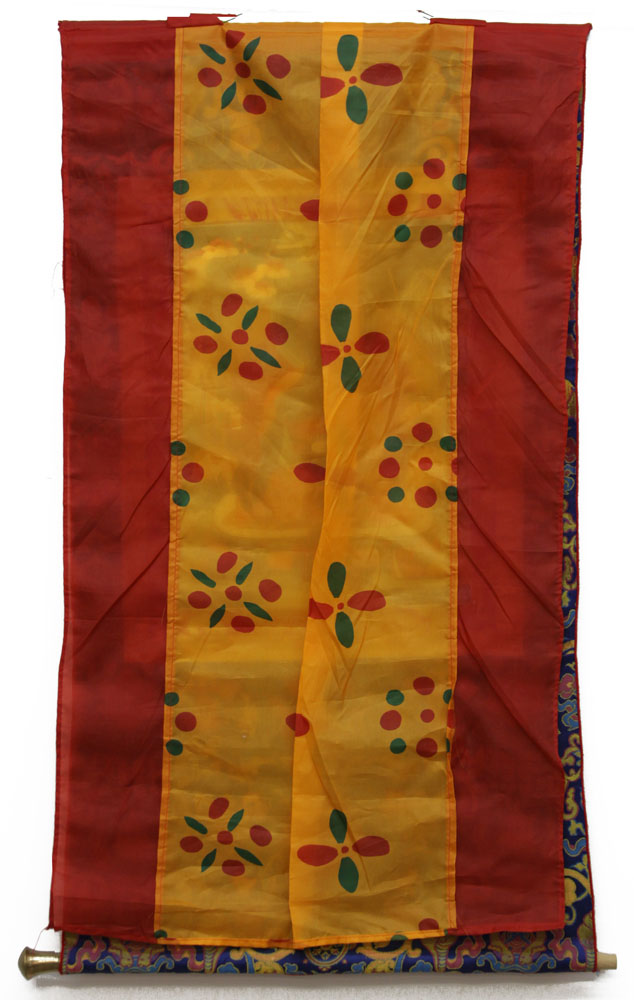 Two (2) Vintage Tibetan Tangka Wall Hanging Tapestries