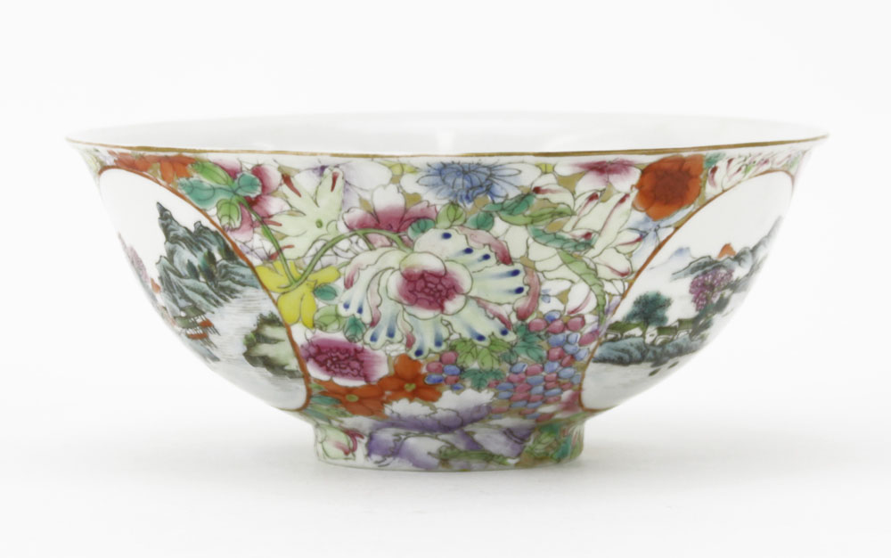 19th Century Chinese Hand Painted Porcelain Bowl