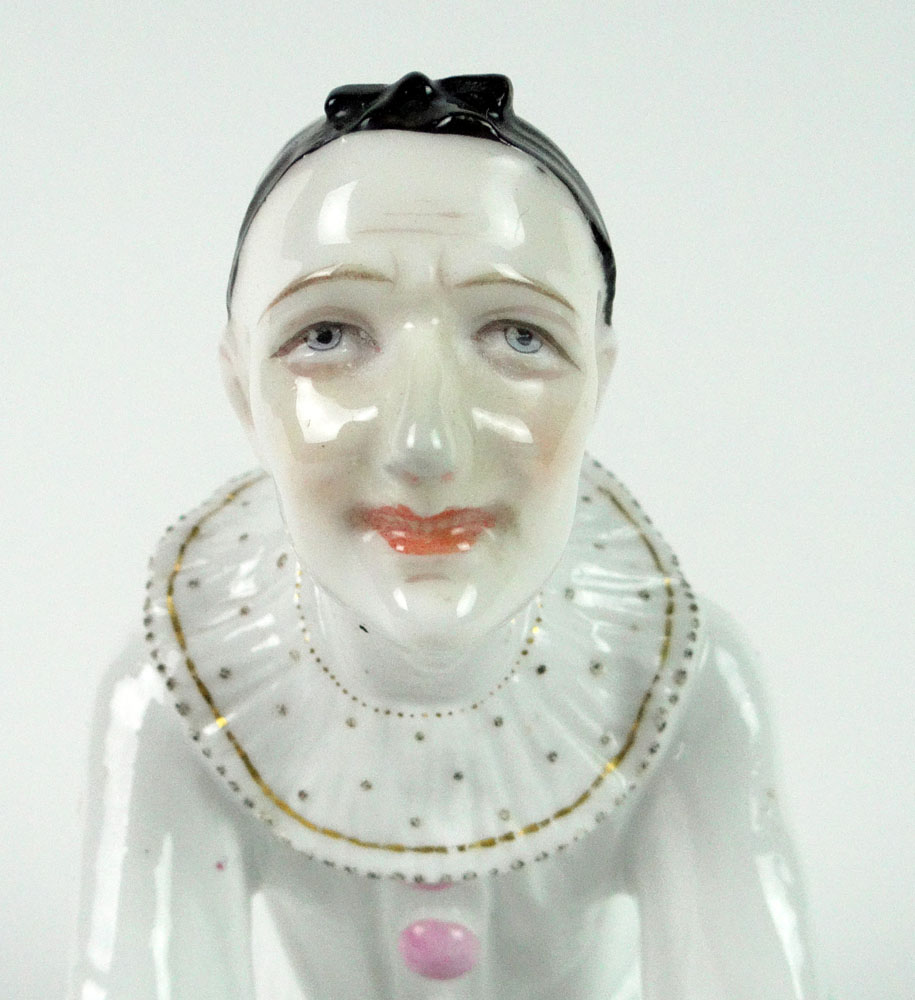 20th Century Meissen Porcelain Sweetmeat Figure "Harlequin"