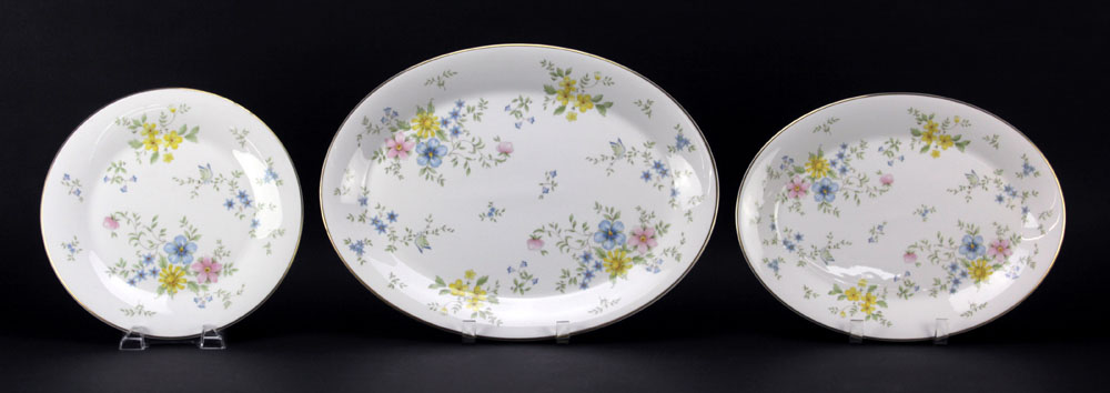 Ninety One (91) Piece Royal Doulton "Elegy" Partial Dinner Service. 