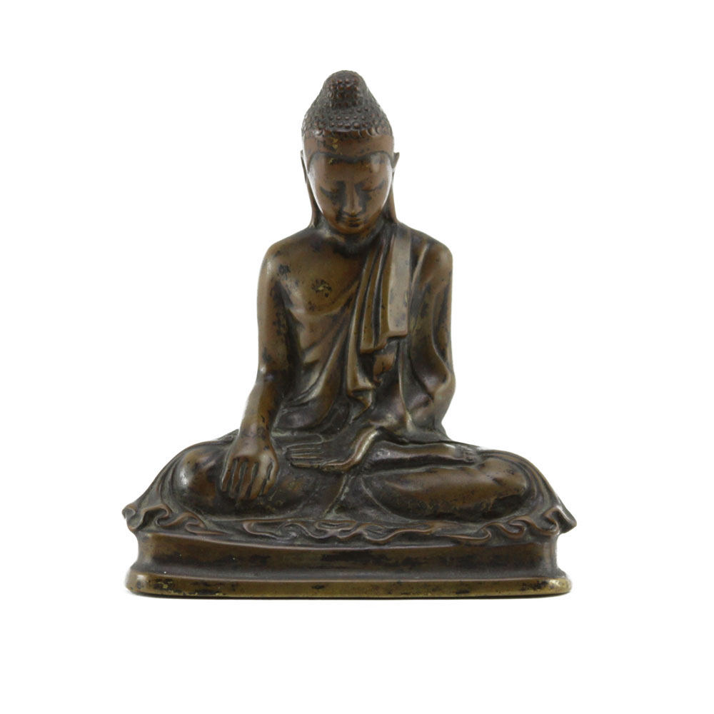 19/20th Century Bronze Buddha Sculpture