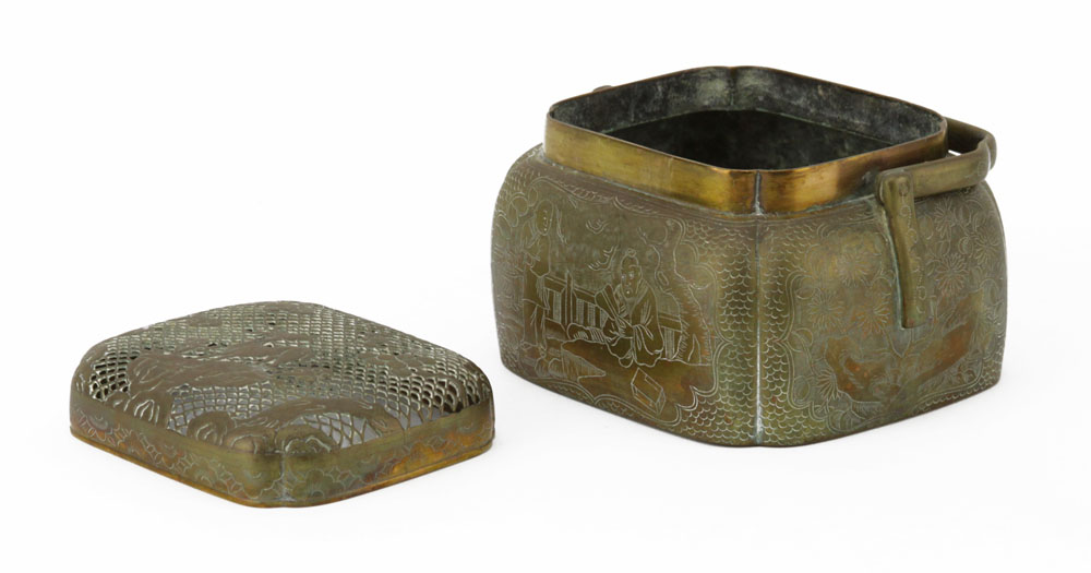 19th Century Chinese Brass Hand warmer
