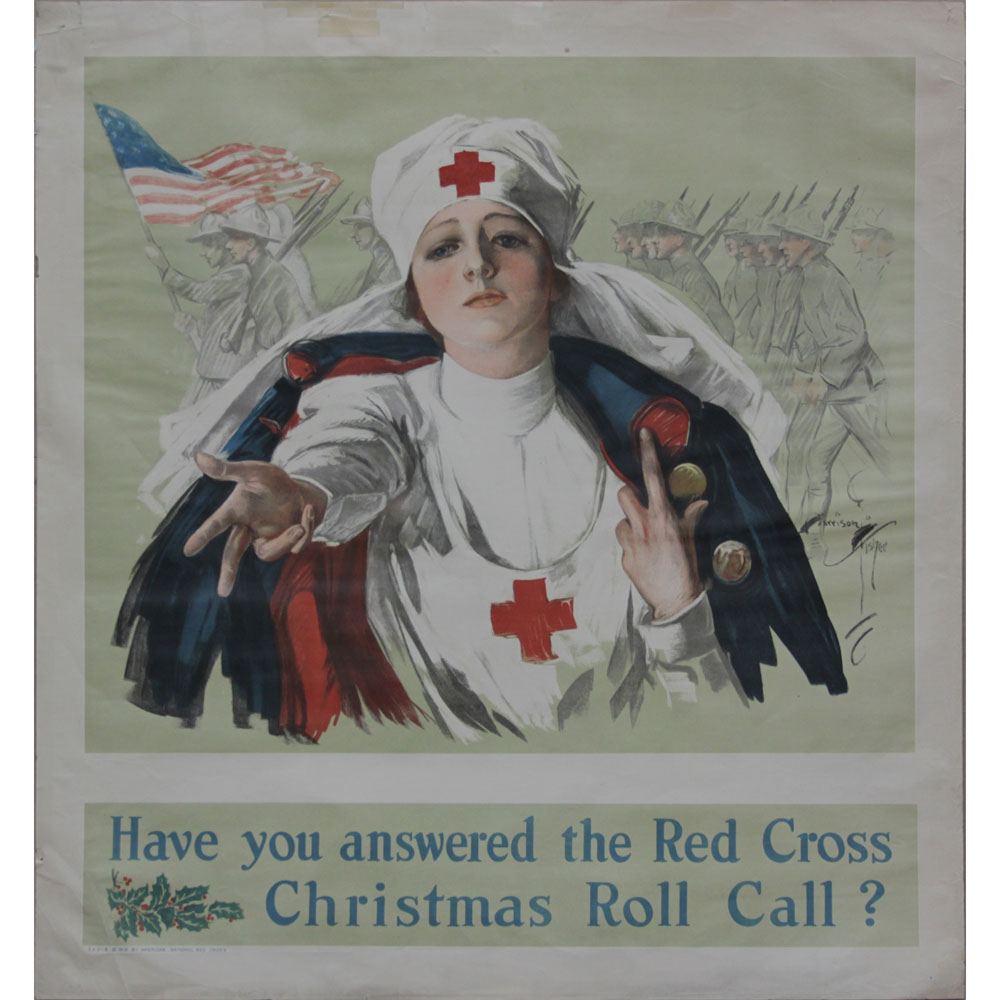 Original American Red Cross World War I "Have You Answered the Red Cross" 