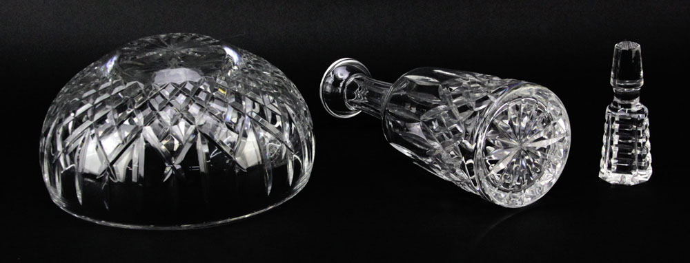 Grouping of Two (2) Waterford Crystal Tabletop Items.