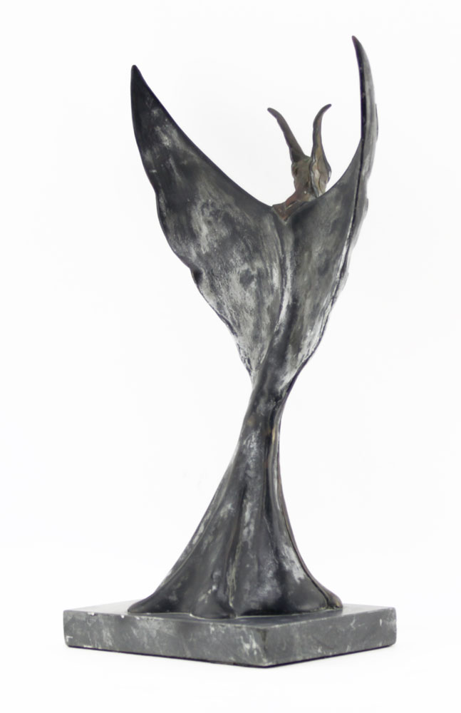 Louis Icart, New York/France (1888-1950) Bronze Sculpture, "Freedom" 