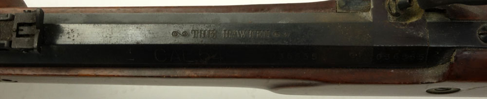 Black Powder Italian "The Hawken" CAL. 54 Single Shot Rifle)