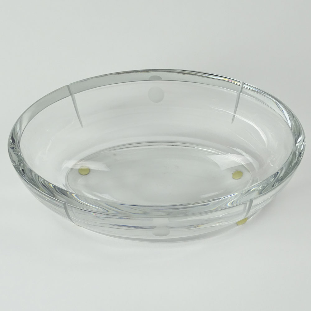 Contemporary Baccarat Crystal Bowl