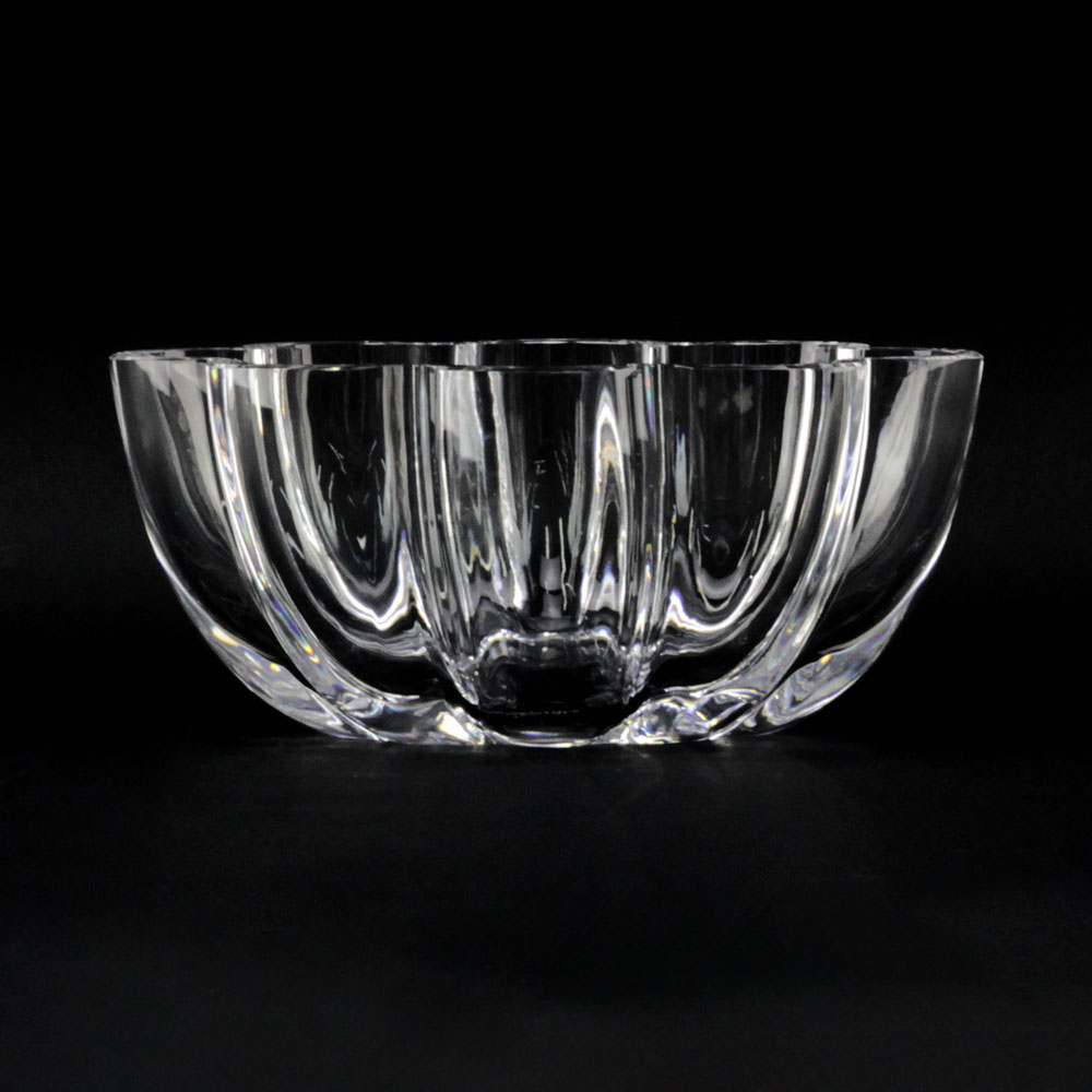 Vintage Orrefors Clear Crystal Candy Dish