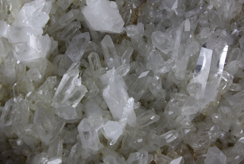Natural Raw Quartz Crystal Specimen on Lucite Base