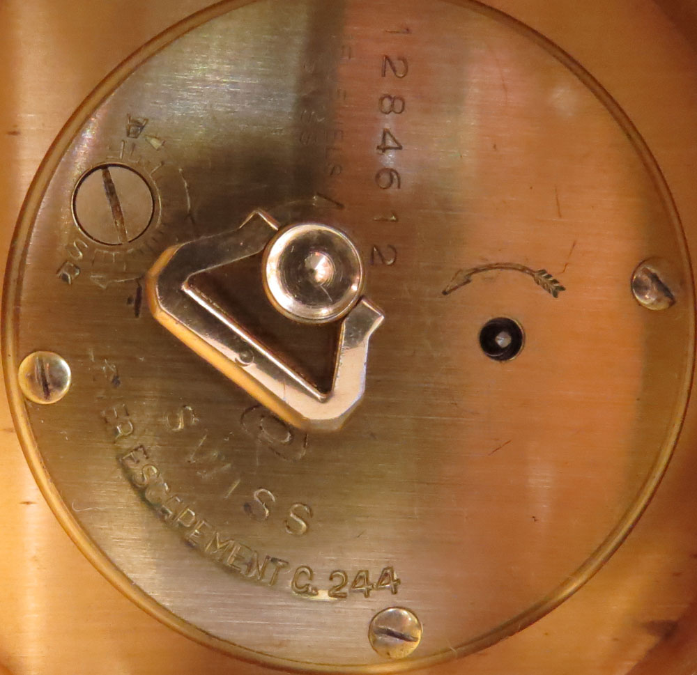 20th Century Imhof Swiss  Multi Function Desk Clock, Barometer, Calendar, Thermometer. 