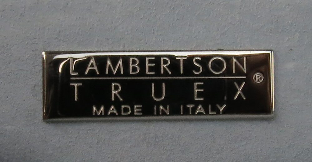 Lambertson Truex Italian Metallic Silver Snakeskin Clutch Purse.