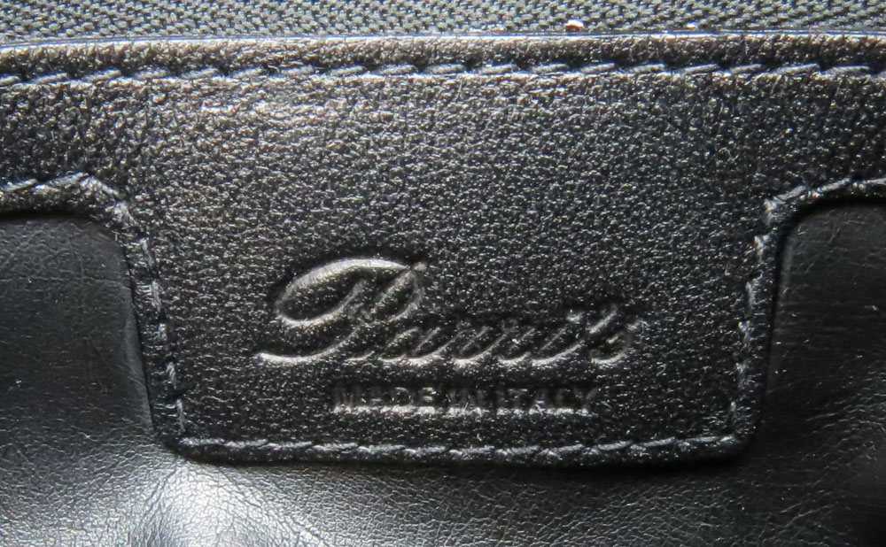 Lot of Two (2) Parri's Firenze Italian Leather Woven Handbags.